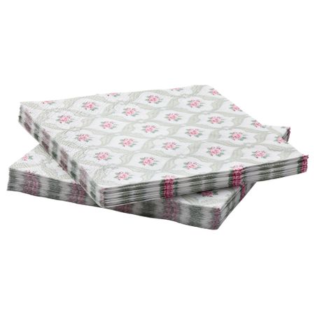 Салфетка бумажная ФЁРВЭНТАД, цветок (33x33 см)