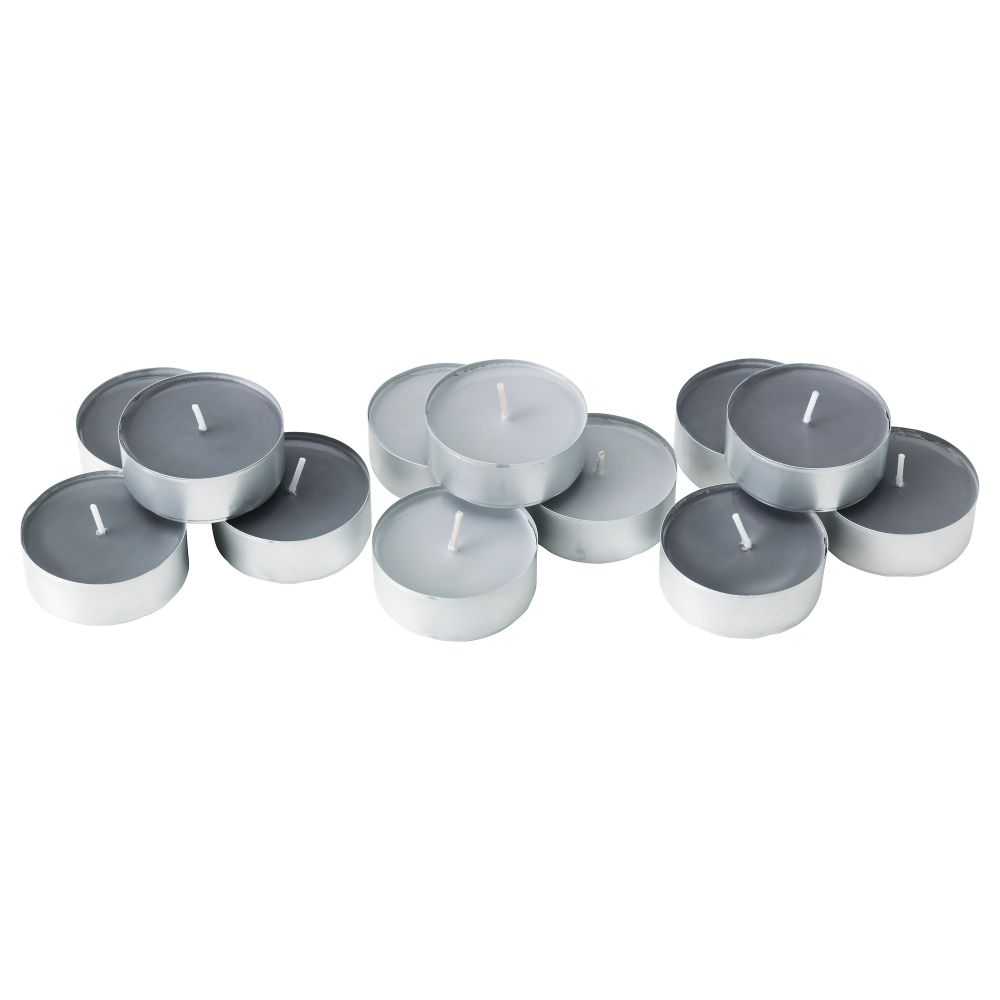 Аромат свеча в металической подставке СИНЛИГ, эффект спа серый, серый - фото 1