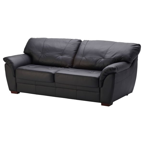 Диван-кровать 2-местная БЬЁРБУ, черный - фото 1