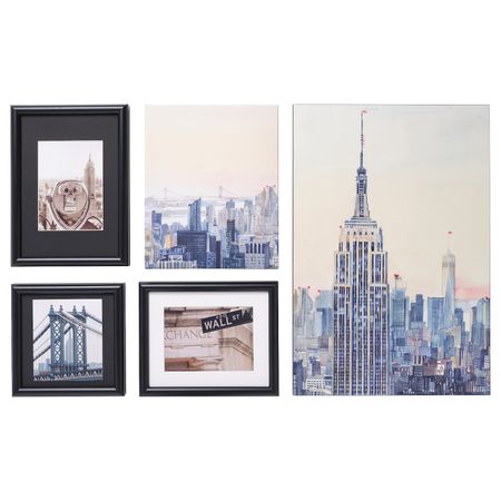 Набор картин, 5 шт., Нью-Йорк, я люблю тебя IKEA RAMHÄLL РАМХЭЛЛА 805.004.09