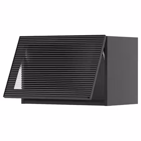 METOD Гориз навесной шкаф/стеклян дверь