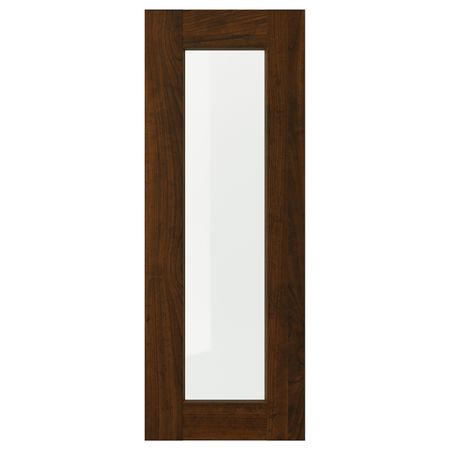 Стеклянная дверь, под дерево коричневый 30x80 см IKEA EDSERUM ЭДСЕРУМ 903.686.59