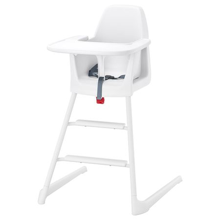 Детский/высокий стул+столешницей, белый IKEA LANGUR ЛАНГУР 792.525.56