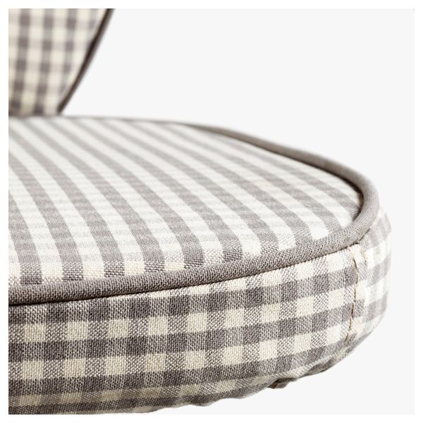 Рабочий стул ЛИЛЛХОЙДЕН, серый Идему Согмюра с рисунком серый с орнаментом - фото 5