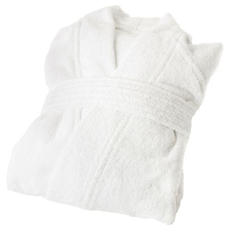 Халат купальный, белый L/XL IKEA ROCKÅN РОККОН 503.920.34