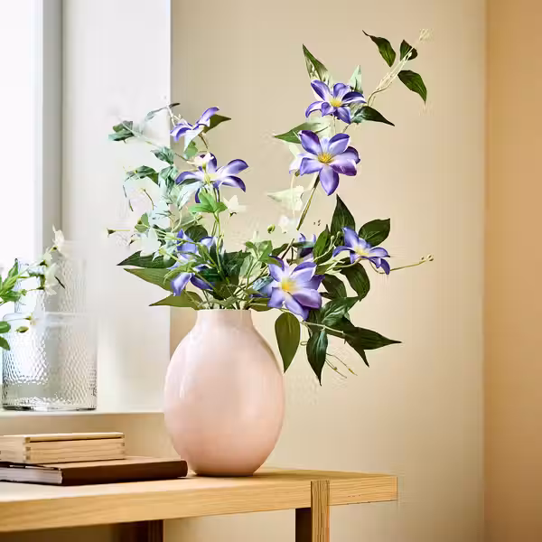 SMYCKA Цветок искусственный - д/дома/улицы клематис/синий 97 см - фото 3