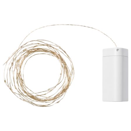 Гирлянда, 40 светодиодов, с батарейным питанием IKEA STRÅLA СТРОЛА 205.325.78