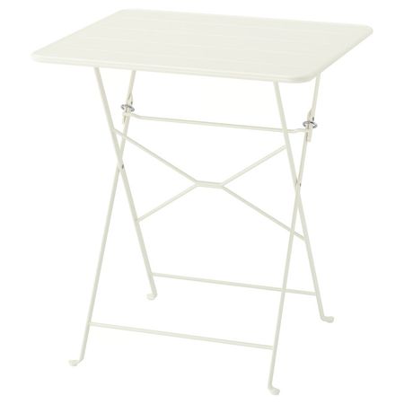 SUNDSÖ Стол - белый с оттенком для сада 65x65 см