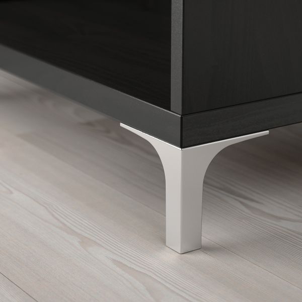 Шкаф, черно-коричневый 60x40x202 см IKEA BESTÅ БЕСТО 893.078.17 - фото 2