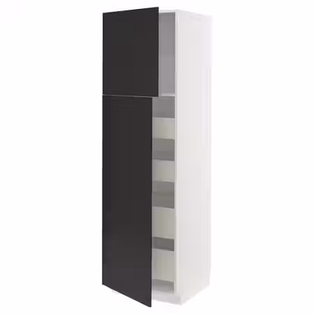 METOD / MAXIMERA Высокий шкаф/2дверцы/4ящика