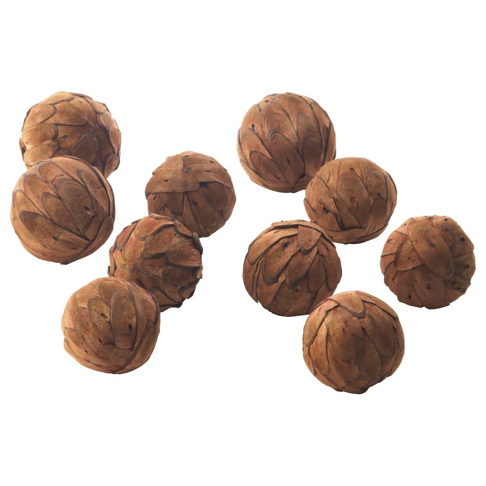 Украшение, шар ВИНТЕР 2016, коричневый - фото 1