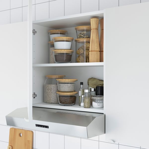 Кухня, 243x63.5x222 см, антрацит, под бетон IKEA BEGIVENHET БЕГИВЕНХЕТ 293.381.24 - фото 12