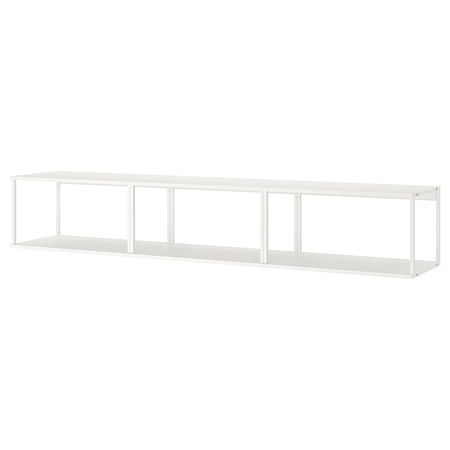 Настенный модуль для хранения, белый 240x40x40 см IKEA OPPHUS ОПХУС 093.253.73
