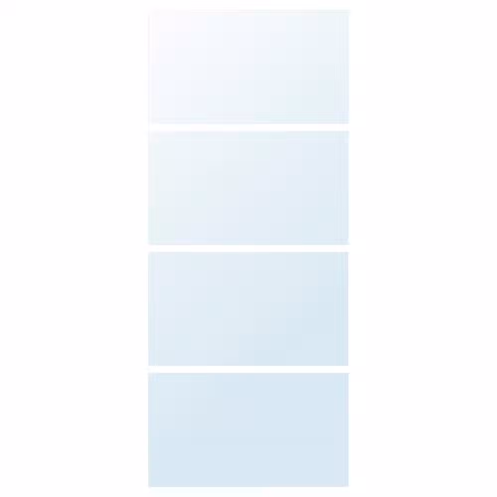 AULI 4 панели д/рамы раздвижной дверцы - зеркальное стекло 100x236 см - фото 1