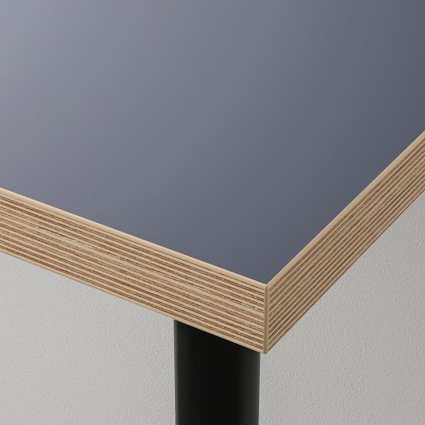Стол, синий, черный, 120x60 см IKEA ЛИННМОН / АЛЕКС 893.039.75 - схема-чертеж с размерами