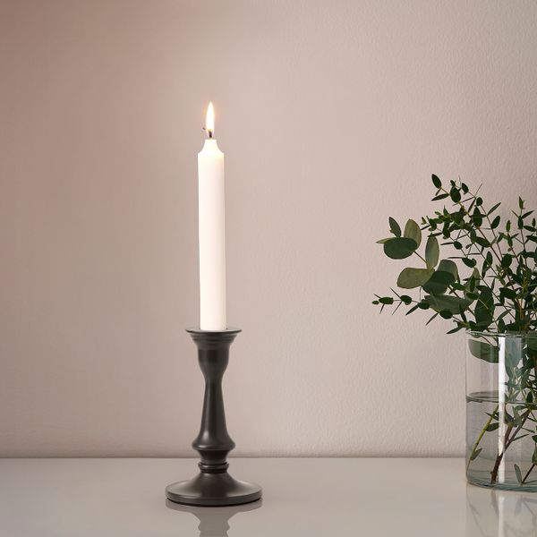 Подсвечник, серый 15 см IKEA FLERTYDIG ФЛЕРТИДИГ 904.979.39 - схема-чертеж с размерами