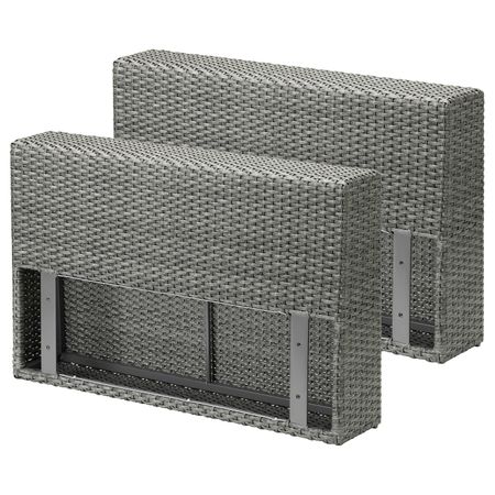Подлокотник для садовой мебели, темно-серый IKEA SOLLERÖN СОЛЛЕРОН 004.245.89