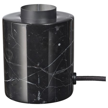 Лампа настольная, мрамор черный IKEA MARKFROST МАРКФРОСТ 904.848.33