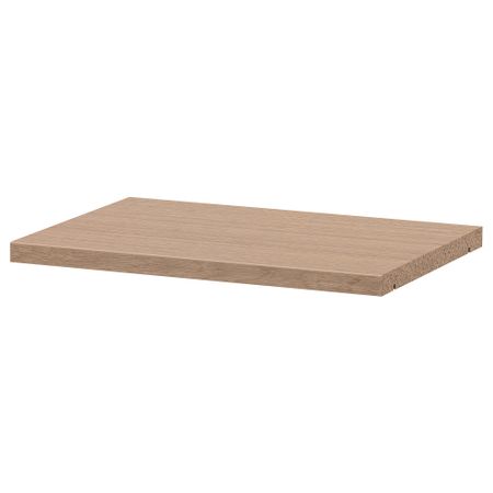 Полка дополнительная, 36x26 см, дубовый шпон, беленый IKEA BILLY БИЛЛИ 704.042.72