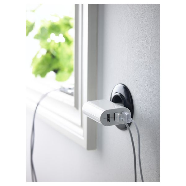 Зарядное устройство, 3 USB-порта КОПЛА - схема-чертеж с размерами