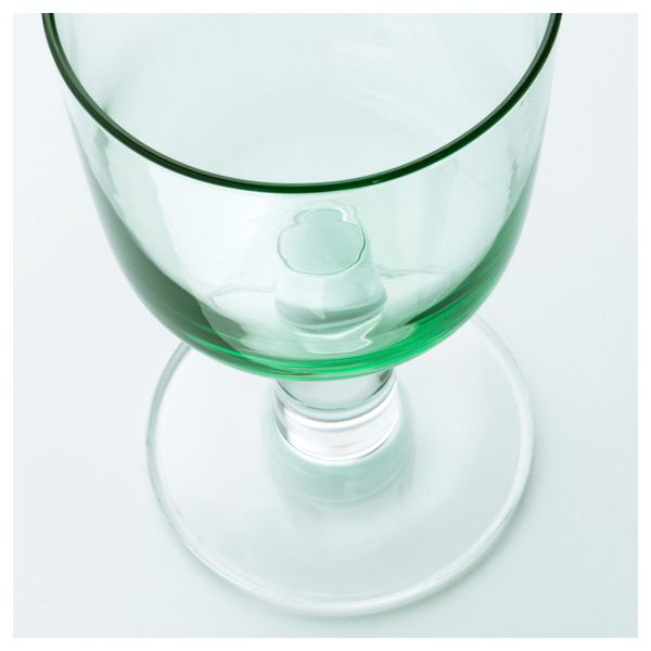 Бокал для вина ИНТАГАНДЕ, светло-зеленый (26 сл) - схема-чертеж с размерами