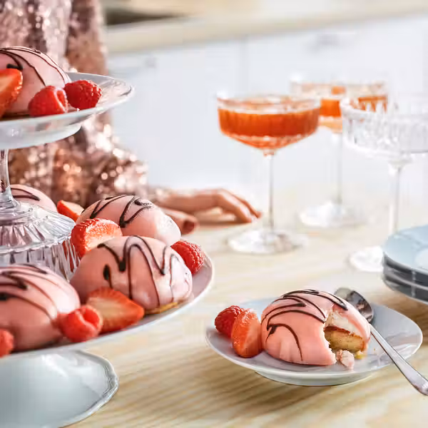 KAFFEREP Сливочные пирожные с марципаном - замороженный 320 гр - схема-чертеж с размерами