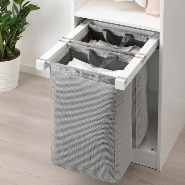 Выдвижная сумка для хранения, белый 50x58x48 см IKEA КОМПЛИМЕНТ 004.060.57 - схема-чертеж с размерами