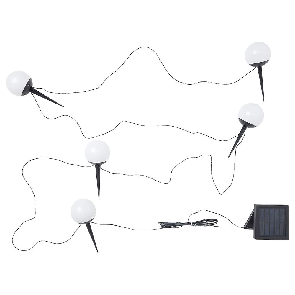 Подсветка на солнечных батарее,светодиод, для сада/5 стеблей белый IKEA SOLVINDEN СОЛВИДЕН 404.872.64 - фото 1