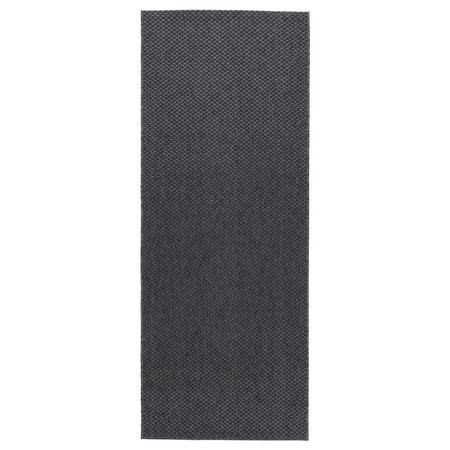 MORUM Ковер безворсовый, д/дома/улицы - темно-серый 80x200 см