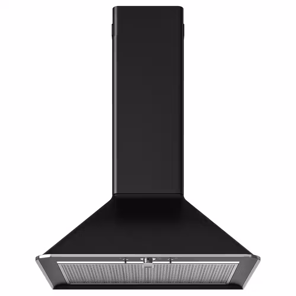 MATTRADITION Вытяжка кухонная стен креп (колпак) - чёрный 60 см - фото 1