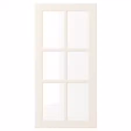 BODBYN Стеклянная дверь - белый с оттенком 40x80 см