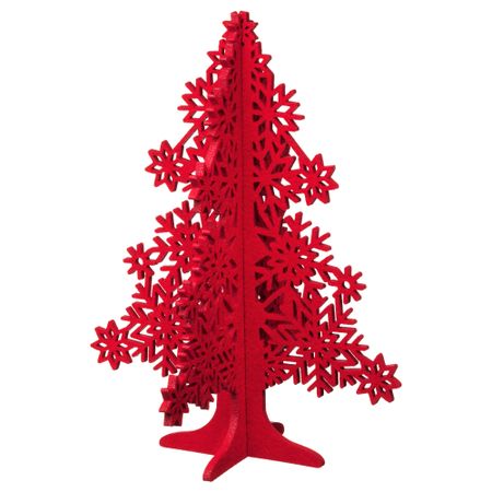 Украшение, деревья ВИНТЕР 2017, красный (28 см)