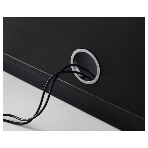 Шкаф с раздвижными дверцами ГАЛАНТ, черно-коричневый (160x120 см) - схема-чертеж с размерами