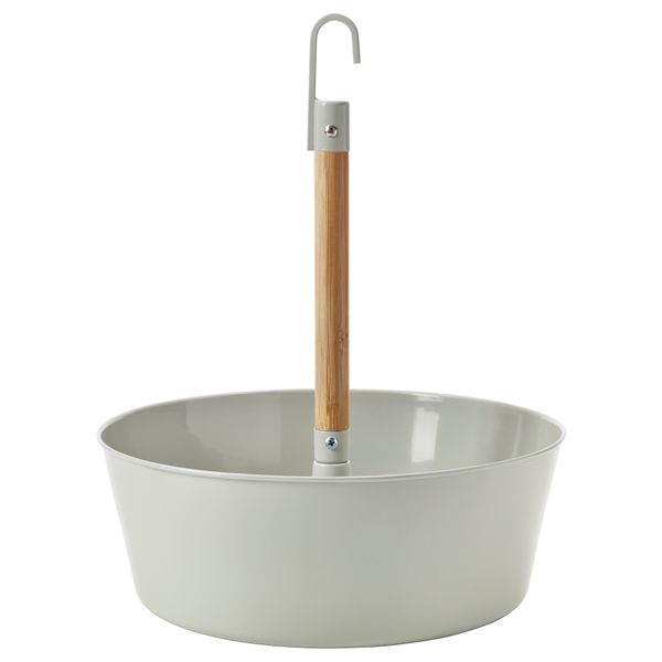 Кашпо подвесное БИТТЕРГУРКА, серый - фото 1