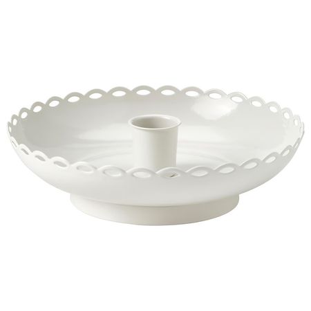 TURTURDUVA ТУРТУРДУВА Подсвечник - белый с оттенком 4 см