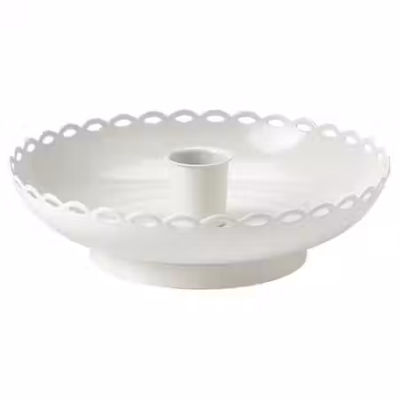 TURTURDUVA ТУРТУРДУВА Подсвечник - белый с оттенком 4 см