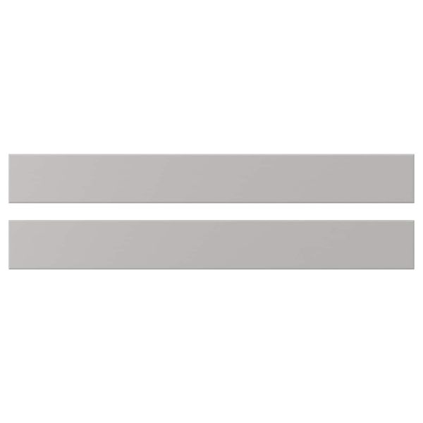 Фронтальная панель ящика, светло-серый 80x10 см IKEA LERHYTTAN ЛЕРХЮТТАН 004.615.72 - фото 1