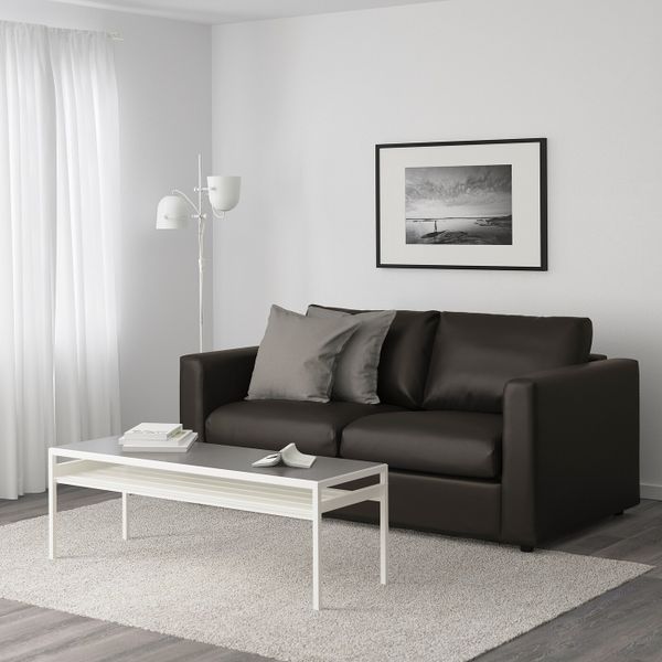 2-местный диван, Фарста черный IKEA ВИМЛЕ 392.051.90 - фото 2