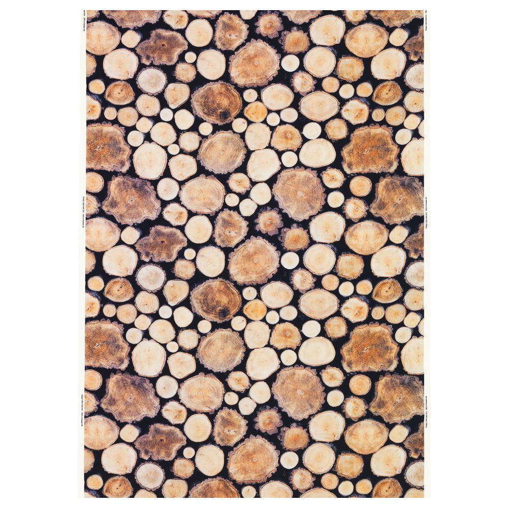 Ткань МАРГАРЕТА, древесина, белый/коричневый (150 см) - схема-чертеж с размерами