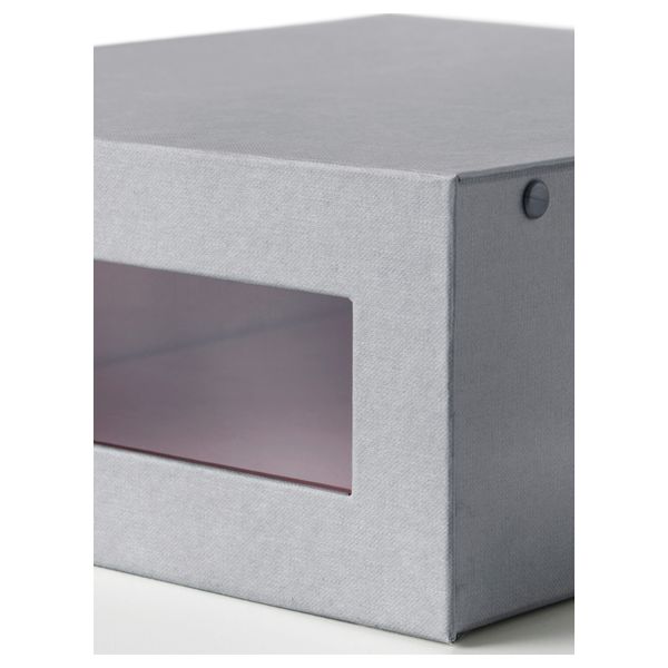 Коробка для обуви ХИФС, серый (30x56x11 см) - фото 3