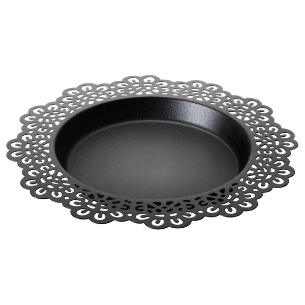 Тарелка для свечи СКУРАР, черный (18 см) - фото 1