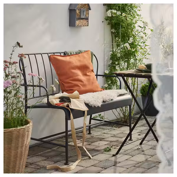 LÄCKÖ 2-местный диван,садовый - серый - фото 6