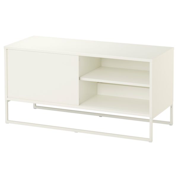 Тумба под ТВ ХАГГЕ, белый (100x40 см) - фото 1