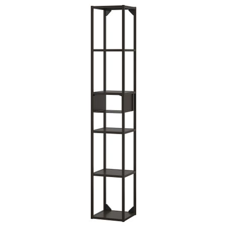 Комбинация для хранения, антрацит, 30x30x180 см IKEA BEGIVENHET БЕГИВЕНХЕТ 393.314.19