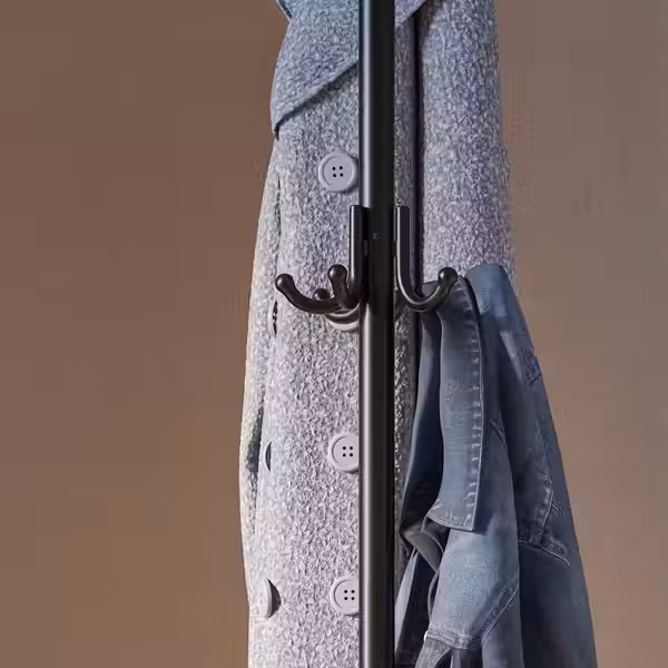 NIPÅSEN Вешалка - чёрный 181 см - схема-чертеж с размерами