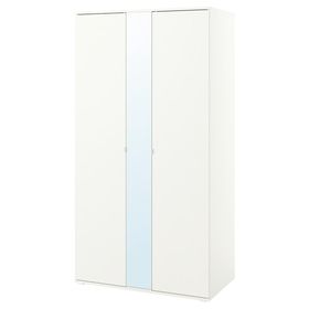 VIHALS Гардероб 2-дверный - белый 105x57x200 см