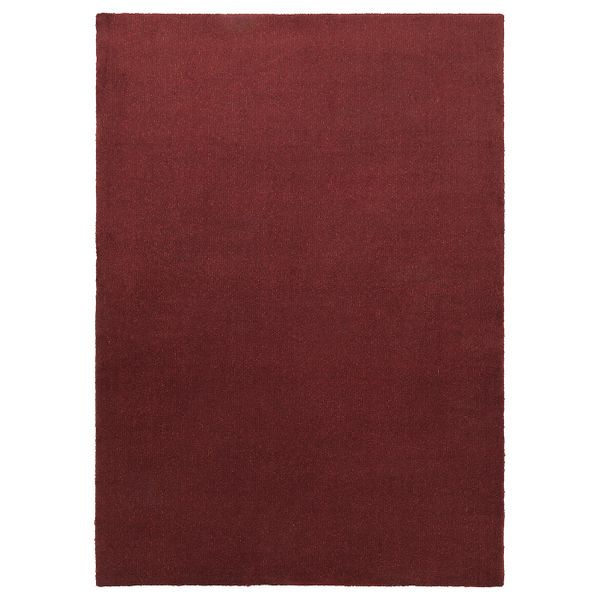 Ковер, короткий ворс, темно-красный 170x240 см IKEA TYVELSE ТЮВЕЛЬСЕ 304.268.55 - фото 1
