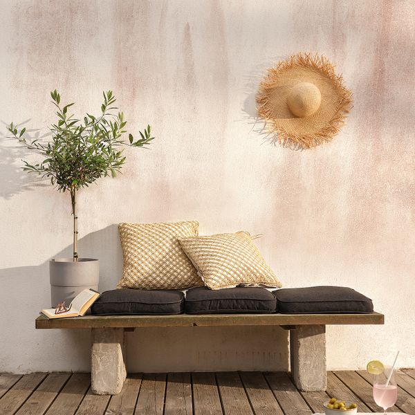 Чехол на подушку, для/дома/улицы, бежевый 50x50 см IKEA TOFTÖ ТОФТО 605.099.53 - фото 5