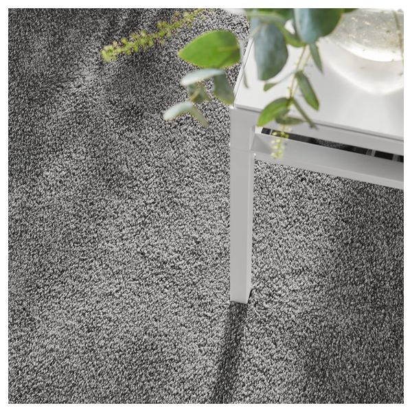 Ковер, короткий ворс, классический серый 170x240 см IKEA STOENSE СТОЭНСЕ 104.268.37 - фото 4