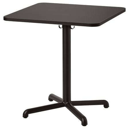 Стол, антрацит/антрацит 70x70 см IKEA STENSELE СТЕНСЕЛЕ 293.239.19